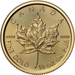 Zlatá mince 1/4 Oz Maple Leaf 2026