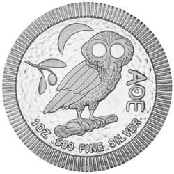 Stříbrná mince 1 Oz Sova z Athén 2021