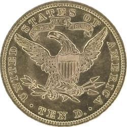 Zlatá mince 10 Dollar Liberty Head 1893