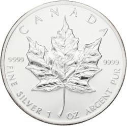 Stříbrná mince 1 Oz Maple Leaf 1988