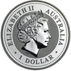 Stříbrná mince 1 Oz Kookaburra 2007
