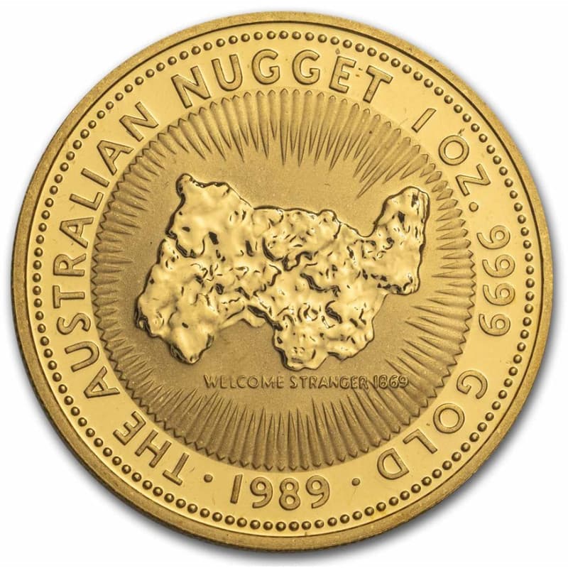 Zlatá mince 1 Oz Australian Nugget 1989