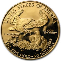 Zlatá mince 1 Oz American Eagle 1987 Proof