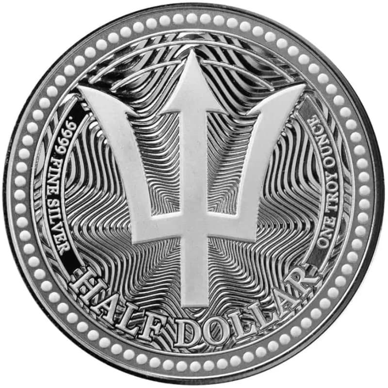 Stříbrná mince 1 Oz Trident Barbados 2025
