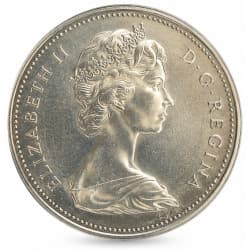 Stříbrná mince 1 Dollar Canada Flying Goose 1967
