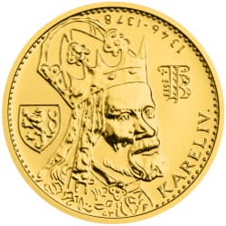 Zlatá mince 1 Dukát Novoražba karlovského dukátu 2025