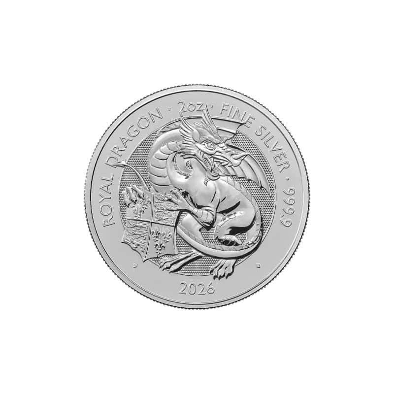 Stříbrná mince 2 Oz The Tudor Beasts Royal Dragon 2026