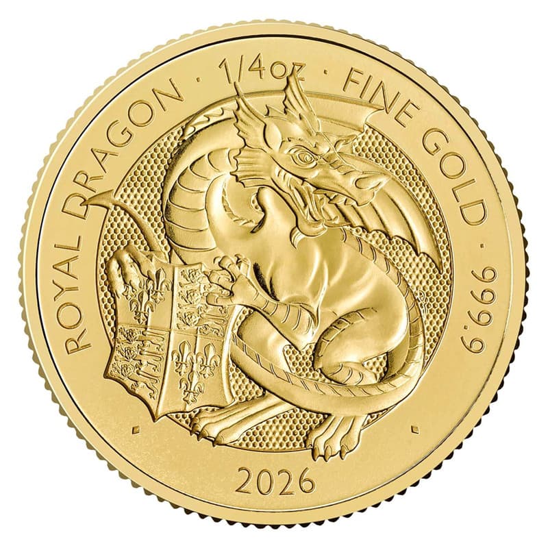 Zlatá mince 1/4 Oz The Tudor Beasts Royal Dragon 2026
