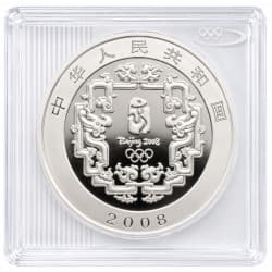 Stříbrná mince 1 Oz Olympijské hry v Pekingu 2008 - Skoky přes kozu