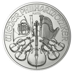Platinová mince 1/25 Oz Wiener Philharmoniker 2026
