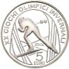 Stříbrná mince 5 EURO 2006 Winter Olympics Cross-Country Skiing Proof - 2005
