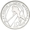 Stříbrná mince 10 EURO 2006 Winter Olympics - Ice Hockey Proof - 2005