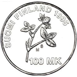 Stříbrná mince 100 Markkaa Artturi Ilmari Virtanen - 1995 Proof
