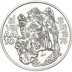 Stříbrná mince 100 Markkaa Suomenlinna Fortress - 1998 Proof