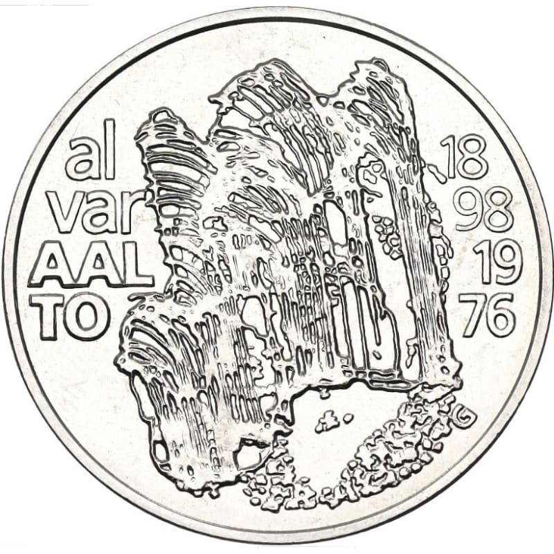 Stříbrná mince 100 Markkaa Suomenlinna Fortress - 1998 Proof