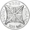 Stříbrná mince 100 Markkaa New Millennium 2000 - 2000 Proof