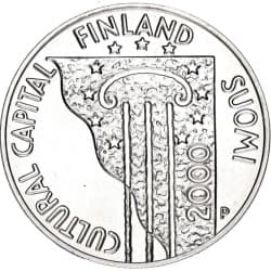 Stříbrná mince 100 Markkaa Helsinki - 2000 Proof