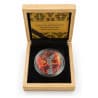 Stříbrná mince 1 Oz Golden Noir Series Burning Libertad 2023 Kolorováno