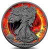 Stříbrná mince 1 Oz American Eagle Golden Noir Series Solar Eclipse 2022