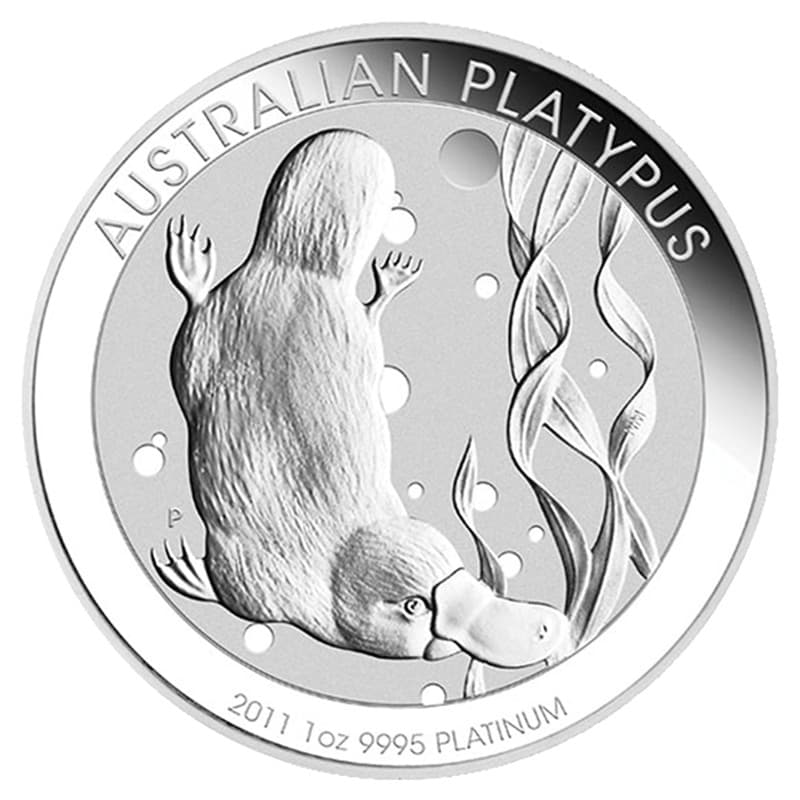 Platinová mince 1 Oz Australia Australian Platypus 2011