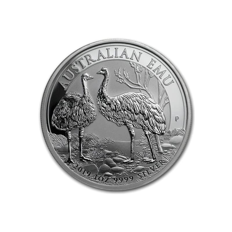 Stříbrná mince 1 Oz Australian Emu 2019