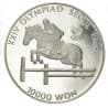 Stříbrná mince 10000 WON XXIV OLYMPIAD SEOUL Equestrian Events - 1988