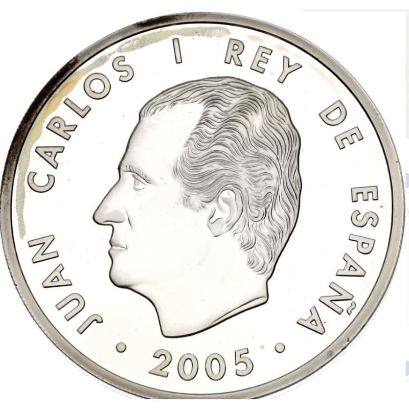 Stříbrná mince 10 Euros - Juan Carlos I 2006 Winter Olympics Games - 2005 Proof
