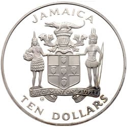 Stříbrná mince 10 Dollars World Cup - 1982 Proof