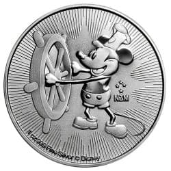 Stříbrná mince 1 Oz Disney Steamboat Willie Mickey Mouse 2017