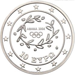 Stříbrná mince 10 Euros Equestrian - 2004 Proof
