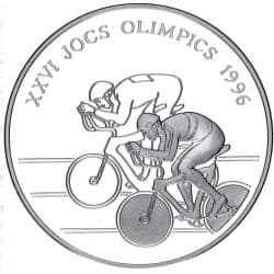 Stříbrná mince 10 Diners - Joan Martí i Alanis XXVI Summer Olympic Games - 1994 Proof