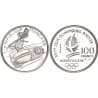 Stříbrná mince 100 Francs Bobsledding - 1990 Proof