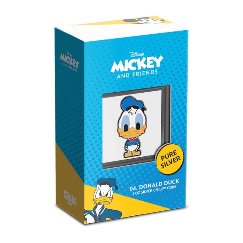 Stříbrná mince 1 Oz Disney Chibi McDuck - Strýček Skrblík 2021