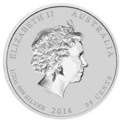Stříbrná mince 1/2 Oz Lunar Series II Year of the Horse 2014