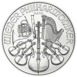 Platinová mince 1 Oz Wiener Philharmoniker 2024