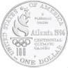 Stříbrná mince 1 Dollar Atlanta Olympics - Rowing - 1996