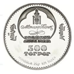 Stříbrná mince 500 Tögrög Olympic Games 2008 - 2006 Proof