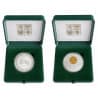Bimetalová pamětní mince 1 Oz se zlatou inlejí a hologramem k roku 2000 Proof Bez Certifikátu