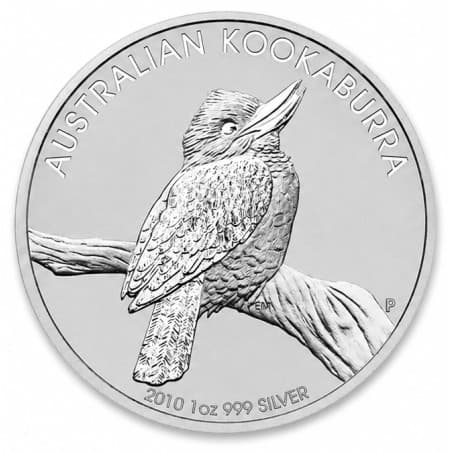 Stříbrná mince 1 Oz Kookaburra 2010