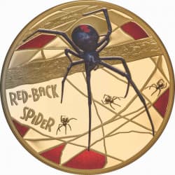 Zlatá mince 5 Oz Red-Back Spider