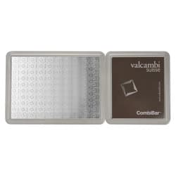 Stříbrný slitek 100 x 1 g Combibar Valcambi Suisse
