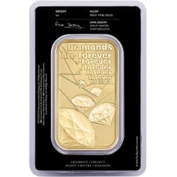 Zlatý slitek 1 Oz James Bond 007 Diamonds are forever