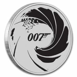 Stříbrná mince 1 Oz James Bond 007 (2022) Kolorovaná