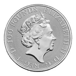 Platinová mince 1 Oz The Tudor Beasts The Lion 2022