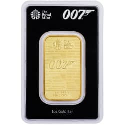 Zlatý slitek 1 Oz James Bond 007 No time to die