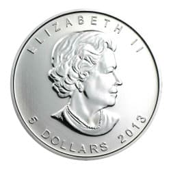 Stříbrná mince 1 Oz Maple Leaf 2013