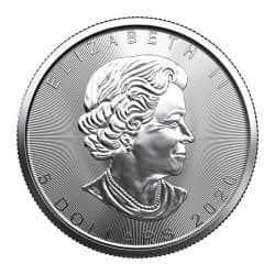 Stříbrná mince 1 Oz Maple Leaf 2020