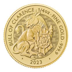 Zlatá mince 1/4 Oz The Royal Tudor Beasts Bull of Clarence 2023