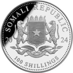 Stříbrná mince 1 Oz African Wildlife Elephant 2024