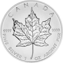 Stříbrná mince 1 Oz Maple Leaf 2012